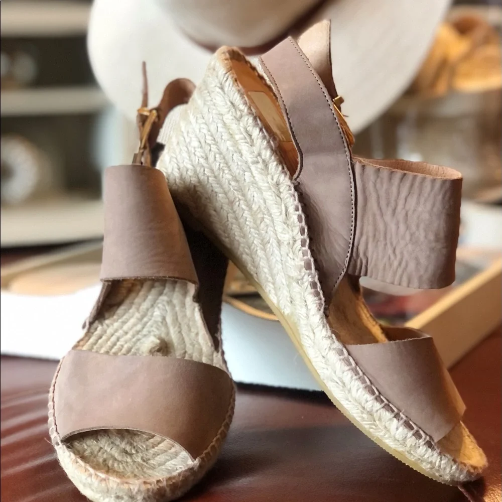 KANNA Espadrille Wedge Heel Sandals